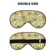 thumbnail image 2 of Xecao Cute Avocado for Soft Fluffy Sleeping Blindfold, Nap eye cover tailored for the utmost comfort for girls, women, kids, and adults., 2 of 7