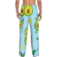 thumbnail image 3 of Balery Cartoon Avocado print Men's Pajama Pants,Ultra Lightweight Pjs,Lounge Pant-X-Large, 3 of 9