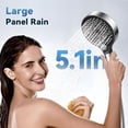 thumbnail image 2 of HIBIBUD Filtered Shower Head with Handheld, High Pressure Shower Head with Filters, 3 Modes Water Softener Shower Head with Detachable Filters, Reduce Dryness on Skin and Hair, Chrome, 2 of 7