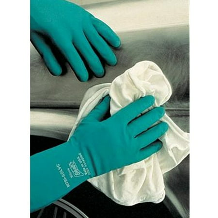 Nitri-Solve Unsupported Flock Lined Nitrile Glove - Medium - 1 Pair - 730-08 by Manufacturing Co, 46181504 By