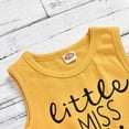 thumbnail image 3 of Dooleck Daddys Girl Baby Clothes Infant Toddler Letter Vest Top Shorts Set Outfit, 3 of 7
