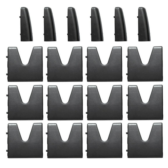 WASHWEPE Trunk Organizer Blocks Black 3 Sets 3.93X3.93X1.18in Plastic