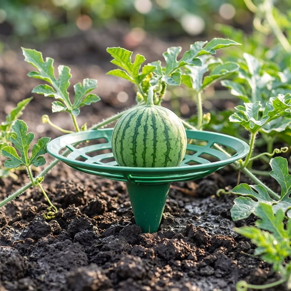ShaoXinWan Melon and Pumpkin Support Stake, Plastic Garden Fruit Holder, Vegetable Growing Support Rack for Backyard Garden Raised Bed Vegetable Plot Gardening