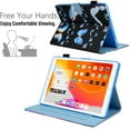 thumbnail image 4 of iPad 10.2 Case, iPad 10.5 Case, Dteck Folio Case for iPad 8th Generation / iPad 7th Gen / iPad Air 3 / iPad Pro 10.5, Auto Wake Sleep Cover Stand Case with Card Slots/Stylus Holder, Blue Butterfly, 4 of 5