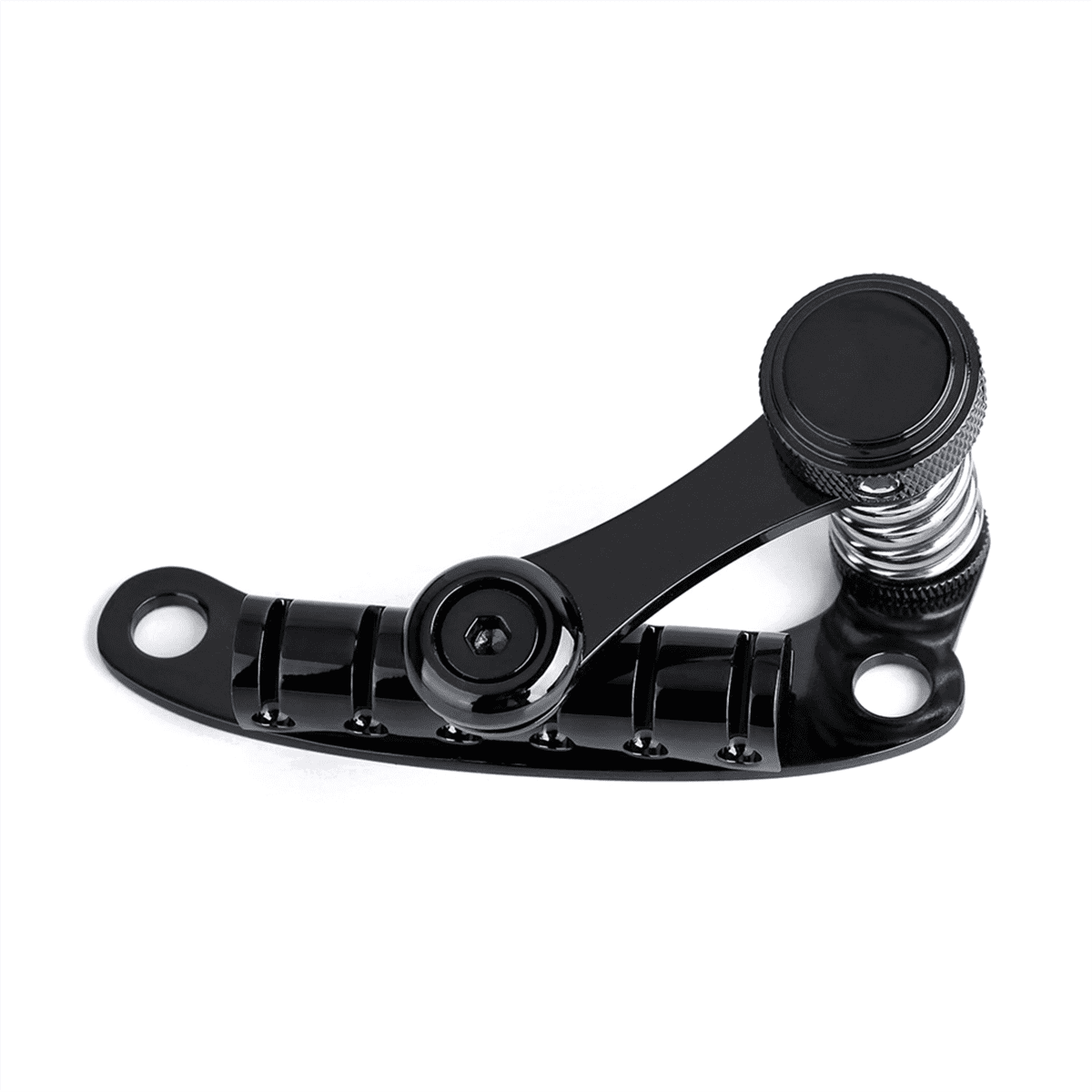 Guitar Vibrato Tailpiece Tremolo, Flat Top Body Tremolo Unit Vibrato Bridge for LP Electric Guitars Black