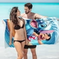 thumbnail image 4 of Lilo *AND & Stitchs Double-Side bath Towel.30" x 60", 4 of 7