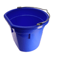 thumbnail image 4 of Miller Manufacturing Flat Plastic Bucket Feeder Pail Polyethylene Blue 20Quart, 4 of 7