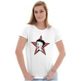 thumbnail image 3 of Betty Boop Cartoon Blowing Kisses Women's T Shirt Ladies Tee Brisco Brands S, 3 of 5