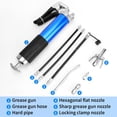 thumbnail image 2 of LiteBee Mini Pistol Grip Grease Gun Kit Professional 7000 PSI+18" Flex Hose for Car Boat 14oz Capacity, 2 of 7