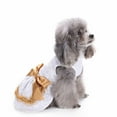 thumbnail image 6 of Cute Pet Wite Extra Small Female Dog Clothes Skirt Breathable Summer Sleeveless Large Dog Dress Shirt Comfortable Dog Shirt Breathable Dog Puppy Clothes for Small Dogs Girl Puppy Clothes for Extra Sma, 6 of 9