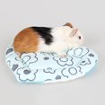 thumbnail image 2 of Cojín Del Asiento De La Cama Del Sue?o De La Estera Del Conejillo De Indias Del Hámster De La Forma Del Corazón Para El Azul Peque?o Del Animal Sunnimix Jaula de hámster vellón, 2 of 6
