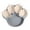 Dark Blue, variant on Versatile Silicone Feeding Dish for Kids and Non- Suction Base Easy Clean Cat Design Plate Set