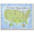 thumbnail image 1 of The Kids Room by Stupell USA Map Rectangle Wall Plaque, 1 of 2