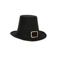thumbnail image 2 of Thanksgiving Deluxe Pilgrim Adult Costume Hat, 2 of 3