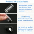 thumbnail image 3 of 45Pcs Glass Thread Bottles 10ml/ 0.3oz Clear Glass Sample Sampling Bottles Vials Containers with Graduation & Screwcap and 10 Funnel, 3 of 6