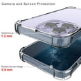 thumbnail image 1 of AquaFlex Hybrid Slim Designed For Apple iPhone 13 Pro 6.1"Case Transparent Clear, 1 of 7