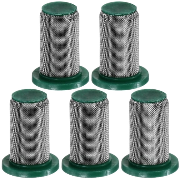Uxcell Filtro de Boquillas de Pulverizador de 5 Piezas, 8079-PP-100 Filtro de Punta de Pulverizador de Plástico para Boquilla de Pulverización Teejet [Verde]