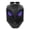 Carbon Fiber Texture, variant on Knight LED Motorcycle Backpack, Hard Case Riding Backpack DIY Motorbike Luggage Laptop Bag Waterproof, Large Size 19inch