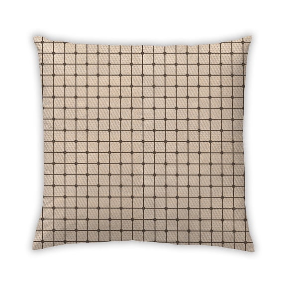 Ahgly Company Outdoor Square Contemporary Throw Pillow, 18 inch by 18 inch