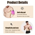 thumbnail image 3 of Bolsa de ejercicio para el brazo, banda elástica para el brazo, artículos pequeños para hacer ejercicio en carrera, rosa roja, 3 of 5