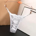 thumbnail image 2 of Tanga de encaje para mujer, ropa interior ultrafina, bragas sexys, lencería transpirable transparente, calzoncillos de tiro bajo, 2 of 4