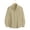 #594-Yellow, variant on Ceisia Men's Breathable Cotton Long Sleeve Henley Collar Shirt with Pocket UV Protection Casual Button Down Top Brown S Gifts
