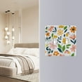 thumbnail image 4 of Yayeee Toggle Light Switch Wall Plate 2-Gang 4.56"x4.48" Decorative Outlet Cover, Retro Yellow Floral, 4 of 7