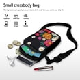 thumbnail image 7 of HELLHERO Flowes Underarm Shoulder Bag Unique Gift, 2 Zippers for Outdoor Daily Use, Daily Commute or Casual Outings, 7 of 7