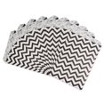 thumbnail image 3 of 100 Qty 5" x 7" Decorative Flat Paper Gift Bags - Black Chevron Pattern on White Kraft Bags - for Sales/Treats/Parties Cookies/Gifts - N'icePackaging, 3 of 8