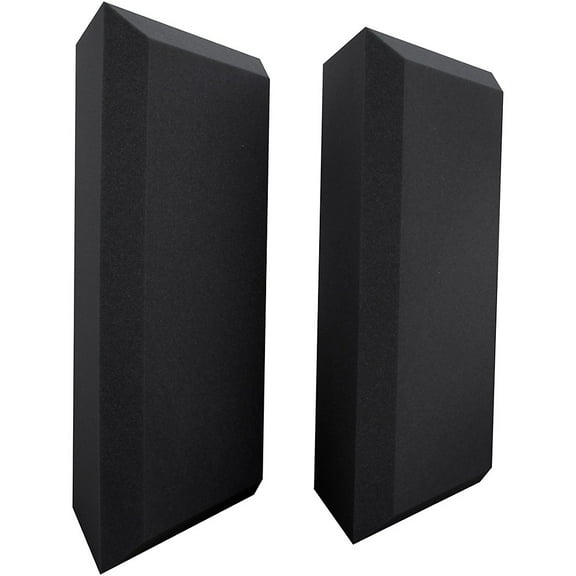 Ultimate Acoustics UA-BTB Acoustic Bass Traps 12"x12"x24" Bevel 2-Pack