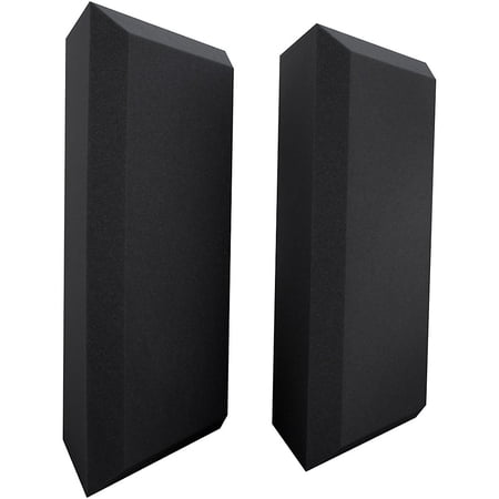 UPC: 0784887177504 | Ultimate Acoustics Acoustic Bass Trap – 12 x12 x24  Bevel 2-Pack