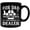 Black Paw Dad, variant on NH2 Creative Fur Dad Mug, Funny Dad Coffee Mug Gift from Daughter Son, Best Dad Coffee Cup, 11oz Black Ceramic Mug