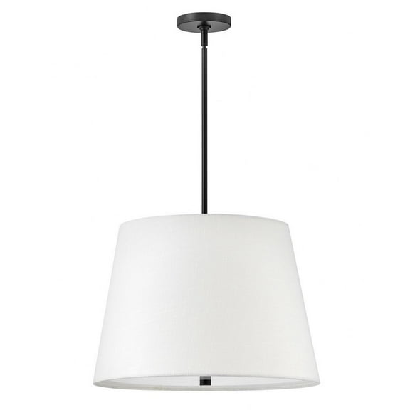83777BK-Lark-Beale - 42W 3 LED Large Convertible Pendant-14 Inches Tall and 20 Inches Wide-Black Finish
