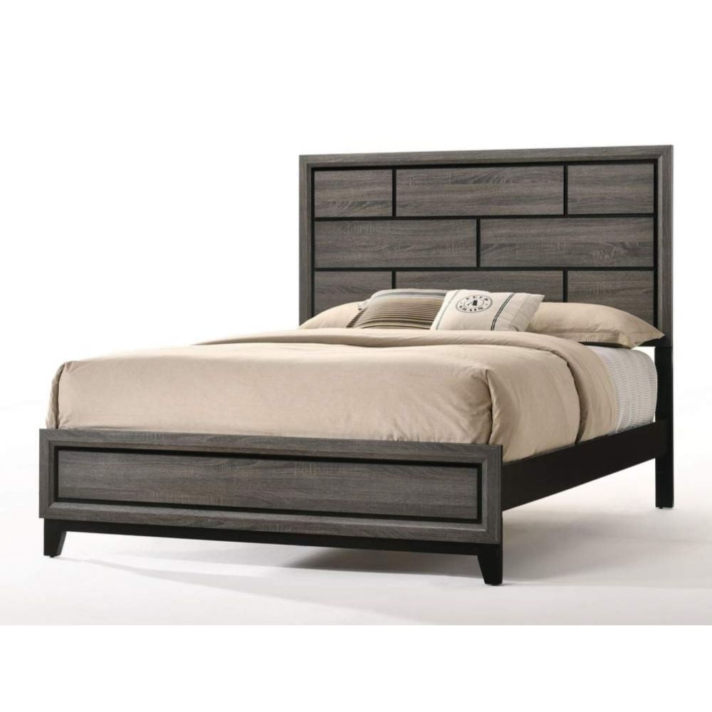 King Bed, Weathered Gray