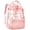 Pink Checkered, variant on DAKIMOE Clear Backpacks for School Small Clear Book Bag Heavy Duty Pvc Transparent Backpack Stadium Approved See Through Book Bags, Purple Unicorn