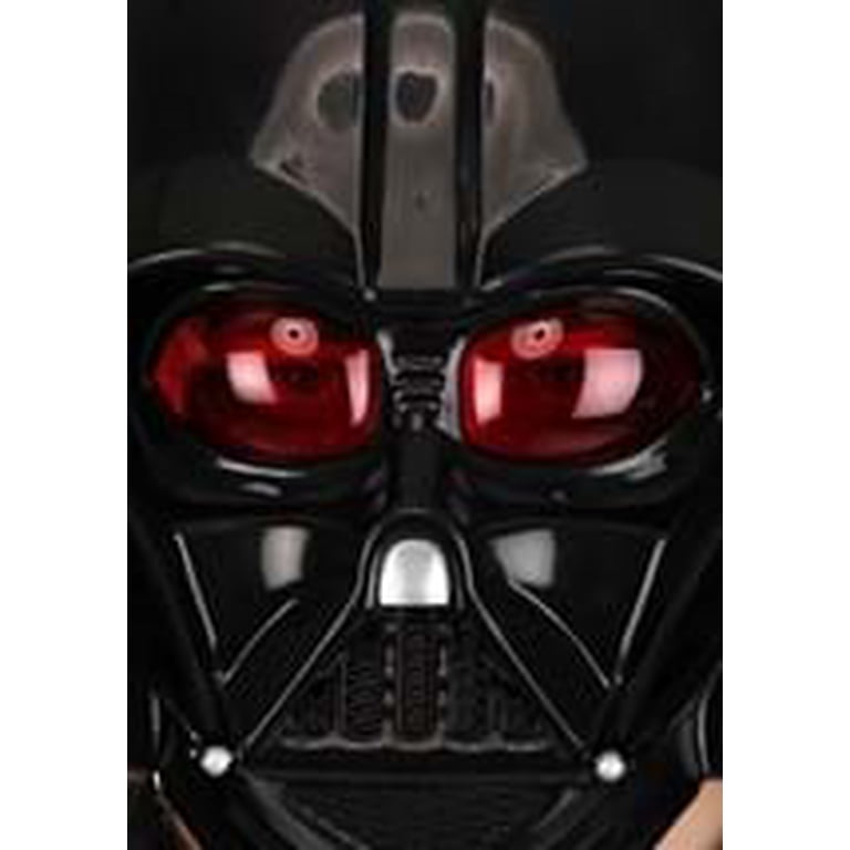 STAR WARS Darth Vader 2ピースマスク 大人用 Jazwares, Adults Star Wars Darth Vader Half Mask, Black, Plastic