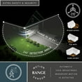 thumbnail image 3 of White Motion Sensor Dusk to Dawn Outdoor Security Flood Light - 240 Degree Range - 85 Ft, 3 of 14