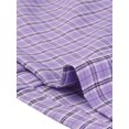 thumbnail image 5 of INSPIRE CHIC Robe Blazer à Carreaux pour Femme à Revers Cranté à Double Boutonnage Violet TP, 5 of 5