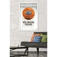 thumbnail image 2 of NBA New Orleans Pelicans - Drip Basketball 21 Wall Poster, 22.375" x 34", Framed, 2 of 3