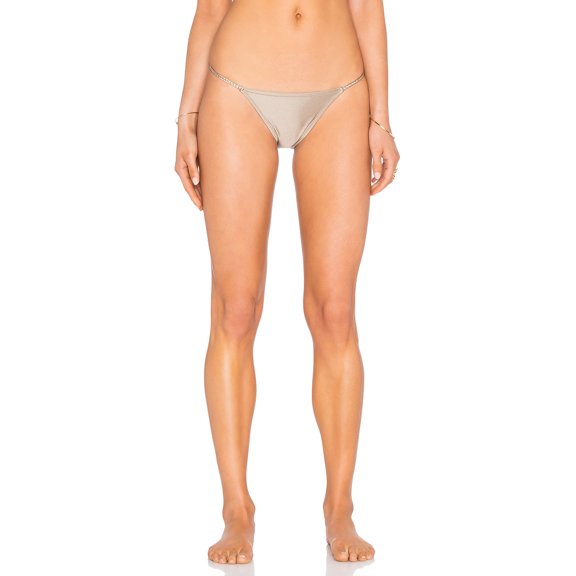 Somedays Lovin Unity Gold Metallic Bikini Bottom (XS)