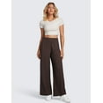 thumbnail image 3 of CRZ YOGA Lightweight Wide Leg Casual Pants for Women 30" Flowy Travel Work Loose Fit Summer, 3 of 4