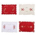 thumbnail image 3 of Chirstmas Embroidered Placemat Traycloth Table Decor XMAS Christmas Tableware PD, 3 of 5