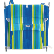 Rio Brands Beach Multiple-Position  Steel Folding Backpack Lounger