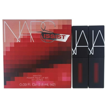 Natural Plum Lip Bomb NARSissist Wanted Power Pack Lip Kit - Hot Reds by NARS for Women - 2 x 0.09 oz Cherry Bomb, Dont St ()