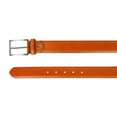 thumbnail image 5 of 33-34  Affilare Men's Genuine Italian Leather Dress Belt  35mm Tan 12EXB35TN, 5 of 5