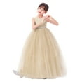 thumbnail image 5 of Ekidsbridal Girl Pageant Flower Girl Dress - V-Back Satin with Rhinestones PR123-A (Size: 2-12), 5 of 6