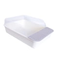 thumbnail image 5 of Open Tray Semi Enclosed Kitty Durable Easy Cleaning Removable Non Toilet for Indoor Cats Rabbit Small, 5 of 9
