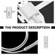 thumbnail image 3 of 2 fundas protectoras para cable de datos, protector de cargador, protectores de línea de silicona, cable útil, 3 of 6