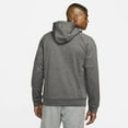 thumbnail image 2 of Nike Therma Men's Therma-FIT Full-Zip Fitness Top Color: Charcoal Heather/Dark Smoke Grey/Black Size: L, 2 of 7