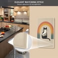 thumbnail image 5 of Yayeee Blank Wall Plate Cover 1-Gang 4.5"x2.7" Home Unused Decorative Outlet, Beige Cat Rainbow, 5 of 7